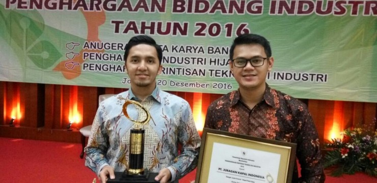 PT. Juragan Kapal Memperoleh Penghargaan Rintisan Teknologi Tahun 2016