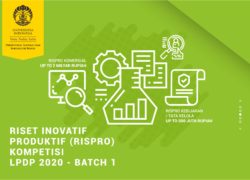 Pendanaan Riset Inovatif Produktif (RISRO) KOMPETISI LPDP 2020, BATCH 1